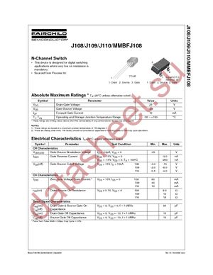 J108 datasheet  